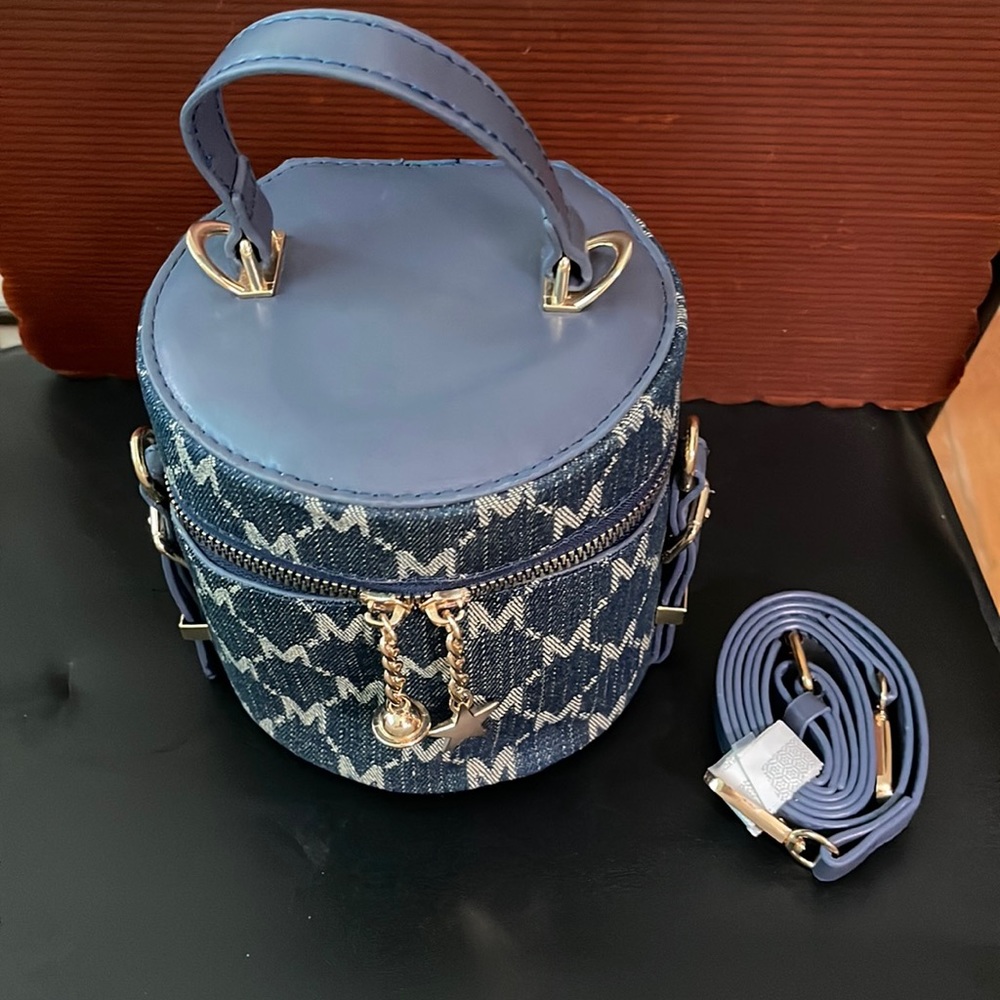 M Denim Crossbody bag BLUE